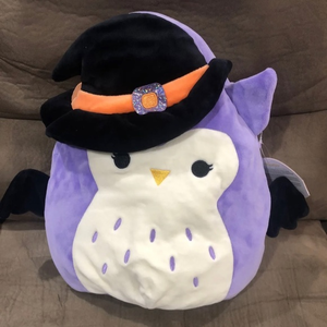 12" Squishmallow Holly Owl Witch Treat Pail Halloween‎ Trick Or Treat New
